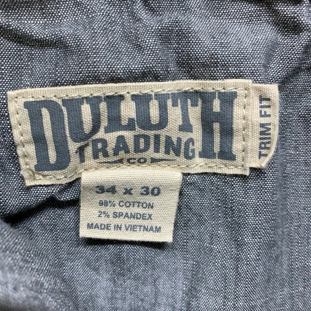 Duluth Trading Co Flex Ballroom Khakis Men's 34x30 (Fits 36x28) Beige Trim Fit